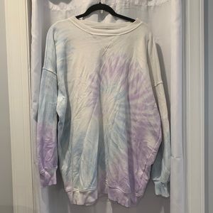 NWOT AE tie dye crew neck small